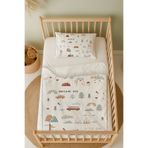 Talia Home Sevimli Doğa Desenli Bulutlar Bebek Nevresim Takımı Çarşaflı TLABN-057