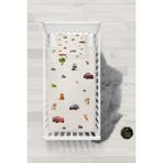 Talia Home Sevimli Hayvanlar Desenli Bebek Nevresim Takımı Çarşaflı TLABN-227 - Krem - 100 x 150 cm