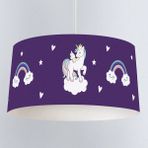 Talia Home Sevimli Unicorn Desenli Çocuk Odası Sarkıt Avize - Renkli - 1