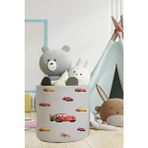 Talia Home Şimşek Mcqueen Arabalar Desenli Çocuk ve Bebek Odası Düzenleyici Oyuncak Veya Kirli Sepeti TLAS-107 - Renkli - 35 x 45