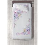 Talia Home soft Çiçek Desenli Yatak Örtüsü TLAY-249 - 387 x 220 cm - Beyaz