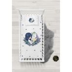 Talia Home Unicorn ve Prenses Desenli Bebek Nevresim Takımı Çarşaflı TLABN-214 - Beyaz - 100 x 150 cm