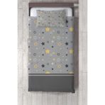 Talia Home yıldızlar Çocuk ve Bebek Odası Yatak Örtüsü TLAY-139 - 278 x 220 cm - Gri