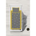 Talia Home Yıldızlı Çocuk ve Bebek Nevresim Takımı Çarşaflı TLABN-256 - Gri - 100 x 150 cm