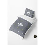 Talia Home Yıldızlı Taç Bebek ve Çocuk Nevresim Takımı TLAN-132 - Gri - 160 x 220 cm