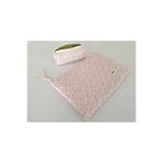 TALL WAY Çıtır pembe çiçekli laptop-kalem çantası set (13-14 inç)