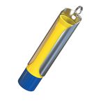 TALLAC HOUSE Paslanmaz Çelik Dudak Balsamı Anahtarlık Tutucu Kol Kadran Korumalı Chapstick Marka Uyumlu Değil. ABD'de üretilmiştir, Paslanmaz Çelik, 1 Count (Pack of 1)