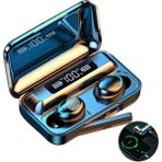 TALON Bluetooth Kulaklık Kulakiçi Powerbankli Çift Mikrofonlu Dokunmatik Kablosuz Kulaklık Earbuds - Siyah