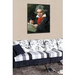 Talya Tablo Beethoven.. Rönesans ve Barok Dönemi Kanvas Tabloları Duvar Panosu. Klasik tablolar, Başyapıtlar, Van Gogh ve ünlü ressamların eserleri no-9899-1 (70X50)