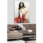 Talya Tablo Bohemian Girl. Kanvas Dekoratif Duvar Panoları. Temalar: Klasikler, Soyut, Rönesans, Yağlıboya görünüm, Atatürk, Manzara, Van Gogh, Ünlü Ressam tabloları 50x35 no-4477