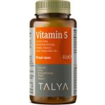 Talya Vitamin 5 Arı Sütü, Polen, Kırmızı Kore Ginseng, Propolis, Vitamin C İçeren Takviye Edici Gıda