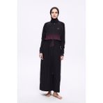 Tam Boy Siyah 5 Parça Tam Tesettür Mayo Takımı 5048 - 2XL - 39 Siyah