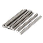 Tam Dişli Çubuk, 304 Paslanmaz Çelik M4 Tam Uzunluk 10 45 Mm Ankraj Cıvataları, Kelepçeler, Askılar ve U Cıvataları için, 10 Adet (Boyut: M4x30mm)(M4x10mm)
