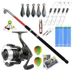 Tam Takım Olta Seti Dam Nova 6000 FD 1BB 210M/0.40MM Olta Makinesi-Kendo Elbe 3.50m 70-150gr Olta Kamışı-5 adet Çinekop