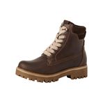Tamaris Bayan Wl Lace Boot 1-26224-45 kar çizmesi, Kahverengi (Mocca), 41 EU