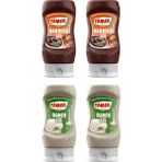 Tamek 4'lü Set Barbekü Sos ve Ranch Sos - 220 gr