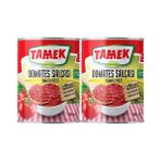 TAMEK Domates Salçası 830 gr Türkiye Menşeli Organik Lezzetli Salça İki Adet