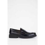 Tamer Tanca 01 2222 Bordo Erkek Deri Loafer