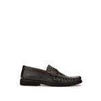 Tamer Tanca 478 B1302 Erkek Hakiki Deri Kahverengi Loafer Ayakkabı