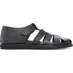Tamer Tanca Erkek Derı Sandalet Sandalet 537 449 Erk Sndlt Y21 - Siyah