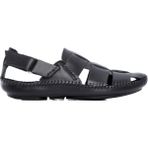 Tamer Tanca Erkek Derı Sandalet Sandalet 573 2052 Erk Sndlt Y21 - Siyah
