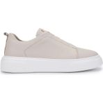 Tamer Tanca Erkek Hakiki Deri Bej Floter Sneakers & Spor Ayakkabı 1163 2526 Erk Ayk Y26 Bej Fltr - Bej Flotter