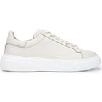 Tamer Tanca Erkek Hakiki Deri Bej Floter Sneakers & Spor Ayakkabı 1212 2501 Erk Ayk Y26 Bej Fltr