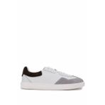 Tamer Tanca Erkek Hakiki Deri Beyaz/Taş Süet Sneakers & Spor Ayakkabı 1111 10125 ERK AYK Y25 OFF WHITE/TAS SUET