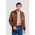 Tamer Tanca Erkek Hakiki Deri Fındık Deri Mont 415 K-873 Erk Dr Mont SK24/25 Fındık Dr - 3XL