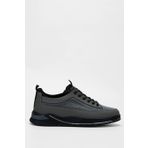 Tamer Tanca Erkek Hakiki Deri Gri Sneakers & Spor Ayakkabı