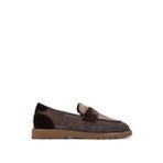 Tamer Tanca Erkek Hakiki Deri Kahverengi Loafer Ayakkabı 1171 295-01 ERK AYK Y26 TAUPE/SIGARO