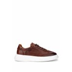 Tamer Tanca Erkek Hakiki Deri Kahverengi Sneakers & Spor Ayakkabı 04 3508 ERK AYK SK24-25 KAHVE
