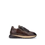 Tamer Tanca Erkek Hakiki Deri Kahverengi Sneakers & Spor Ayakkabı 383 5454 ERK AYK Y23 KAHVE/SILVER