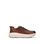 Tamer Tanca Erkek Hakiki Deri Kahverengi Sneakers