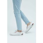 Tamer Tanca Erkek Hakiki Deri Kırık Beyaz Sneakers & Spor Ayakkabı