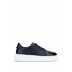 Tamer Tanca Erkek Hakiki Deri Lacivert Sneakers & Spor Ayakkabı 04 268 ERK AYK Y25 LACI ALK/ORGU