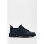 Tamer Tanca Erkek Hakiki Deri Lacivert Sneakers & Spor Ayakkabı 381 18630 ERK AYK SK23/24 LACIVERT