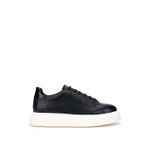 Tamer Tanca Erkek Hakiki Deri Siyah Analin Sneakers & Spor Ayakkabı