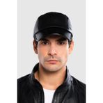 Tamer Tanca Erkek Hakiki Deri Siyah Beyzbol Şapka 524 1138 SPK SK24-25 SIYAH DR/BSK
