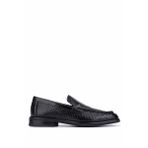 Tamer Tanca Erkek Hakiki Deri Siyah Loafer Ayakkabı 1100 2000 ERK AYK SK25-26 SIYAH YLN/BFL