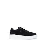 Tamer Tanca Erkek Hakiki Deri Siyah Nubuk Sneakers & Spor Ayakkabı