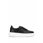 Tamer Tanca Erkek Hakiki Deri Siyah Sneakers & Spor Ayakkabı 04 268 ERK AYK Y25 SIYAH DR/ORGU