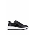 Tamer Tanca Erkek Hakiki Deri Siyah Sneakers & Spor Ayakkabı 222 70113 ERK AYK SK25-26 SIYAH