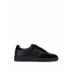Tamer Tanca Erkek Hakiki Deri Siyah Sneakers & Spor Ayakkabı 233 5100 ERK AYK Y25 SIYAH DR/SUET