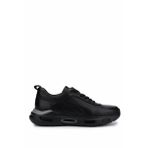 Tamer Tanca Erkek Hakiki Deri Siyah Sneakers & Spor Ayakkabı 298 2932-2526 ERK AYK Y25 SIYAH
