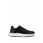 Tamer Tanca Erkek Hakiki Deri Siyah Sneakers & Spor Ayakkabı 298 3133-8226 ERK AYK SK25-26 SIYAH