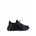 Tamer Tanca Erkek Hakiki Deri Siyah Sneakers & Spor Ayakkabı 298 3138-2527 ERK AYK SK25-26 SIYAH ATLAS