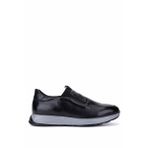 Tamer Tanca Erkek Hakiki Deri Siyah Sneakers & Spor Ayakkabı 537 3816 ERK AYK SK25-26 SIYAH DR/STR
