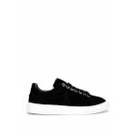 Tamer Tanca Erkek Hakiki Deri Siyah Süet Sneakers & Spor Ayakkabı 04 4502-42 ERK AYK Y25 SIYAH SUET
