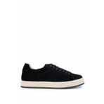 Tamer Tanca Erkek Hakiki Deri Siyah Süet Sneakers & Spor Ayakkabı 1093 0046 ERK AYK Y25 SIYAH SUET
